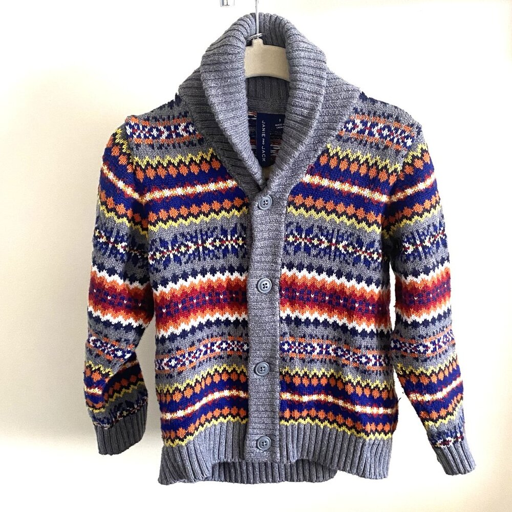 Janie & Jack, Snowflake Detailed Sweater, 3T